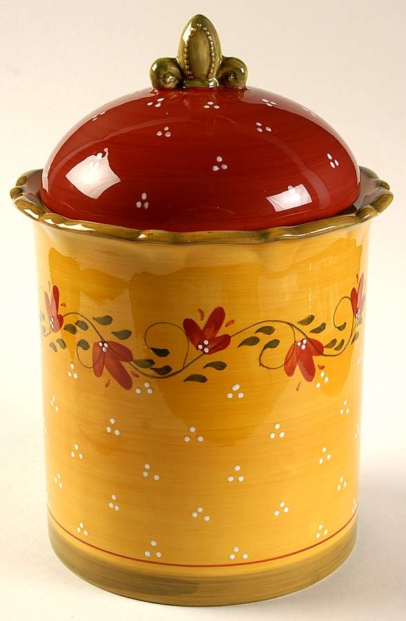 Bienvenue Large Canister & Lid by Demdaco-1