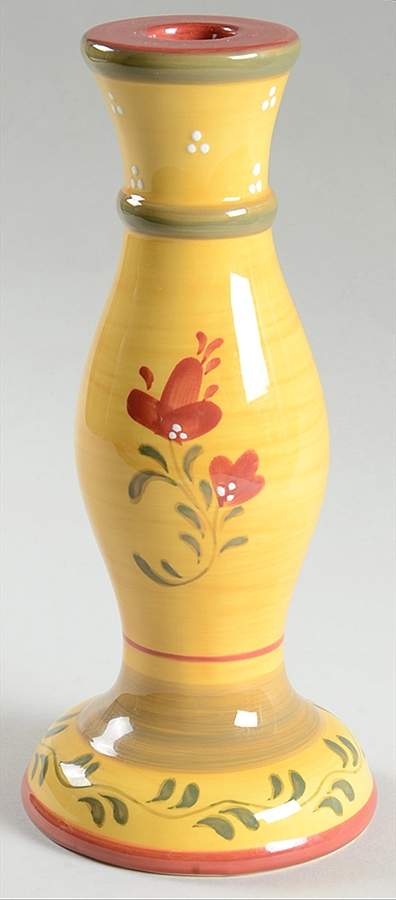 Bienvenue 8" Tall Candlestick by Demdaco-1