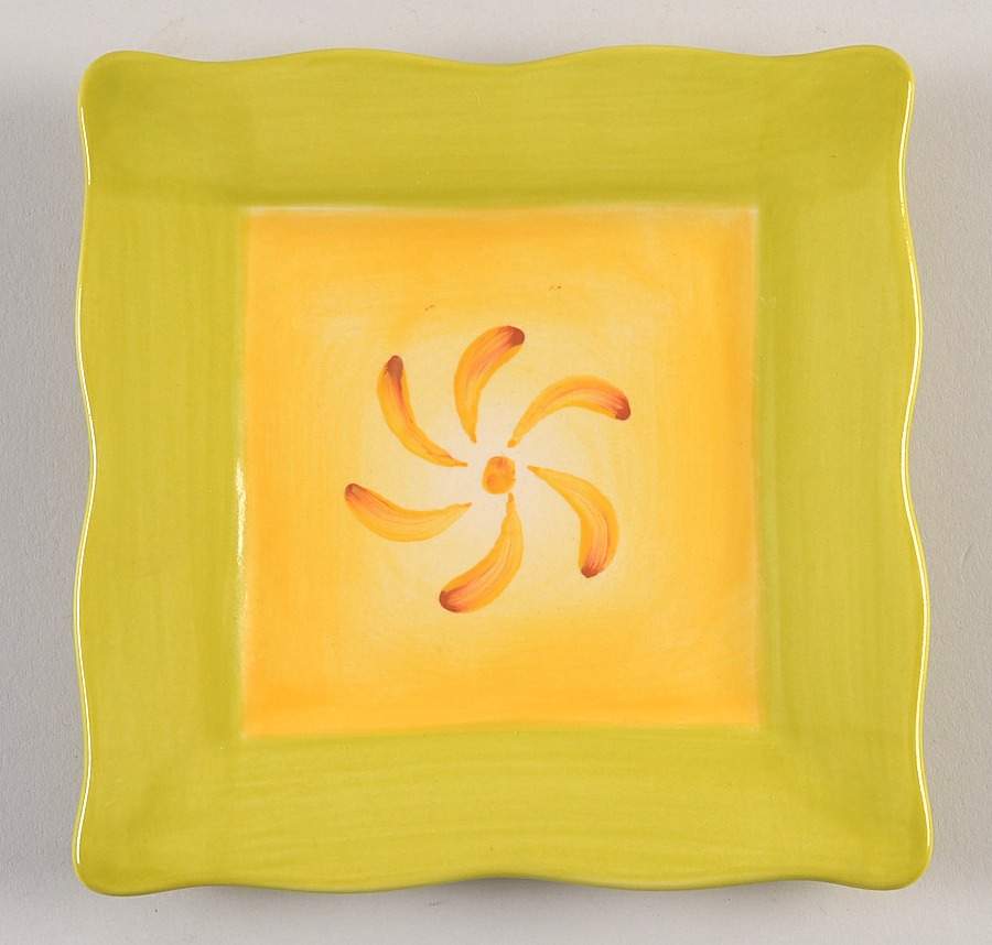 Florentine Bloom Appetizer Plate by Demdaco-1