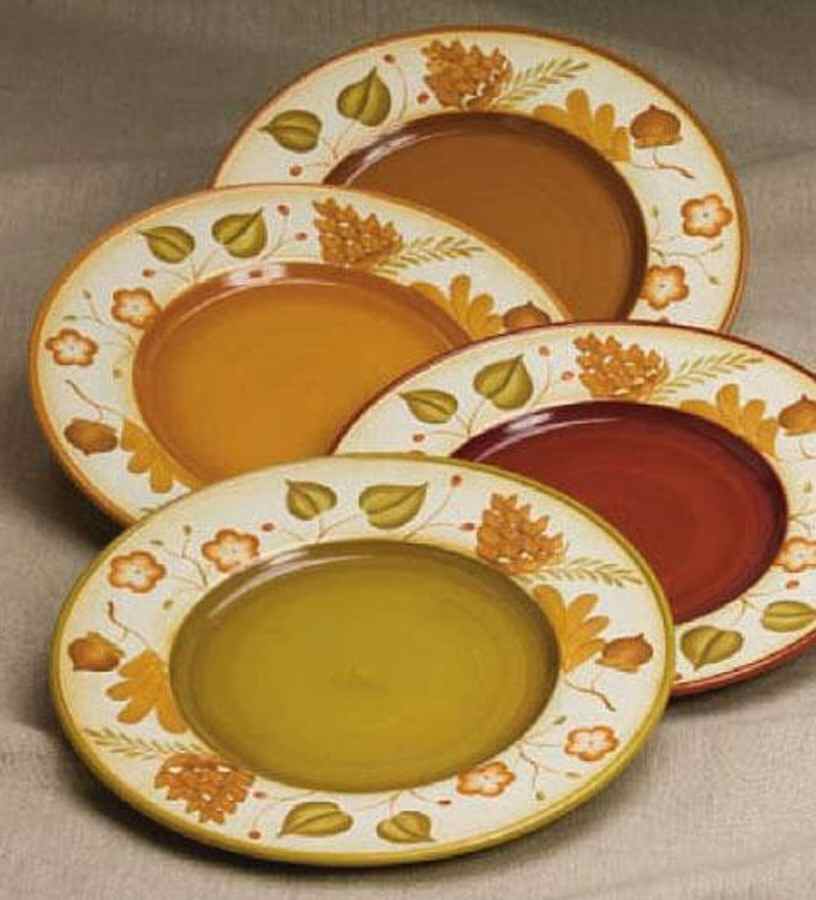Four Seasons Dinner Plate by Demdaco-1