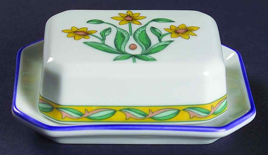 Jonquilles Individual Square Covered Butter by Philippe Deshoulieres-1