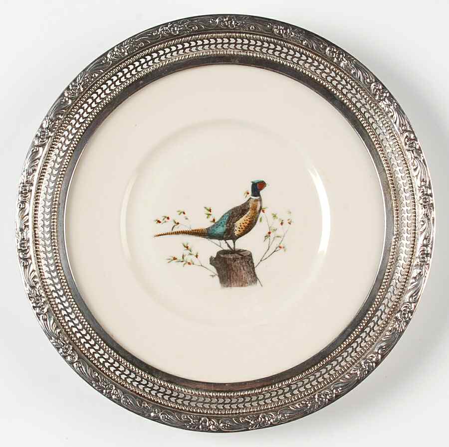 DTU9 Sterling Rim Bread & Butter Plate by Delano Studios-1