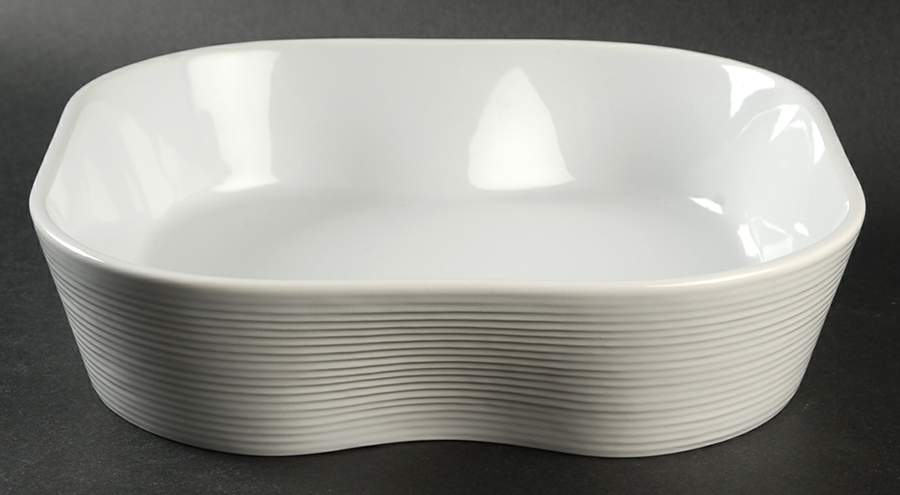 Topos Seasalt 9" Square Vegetable Bowl by Dansk-1