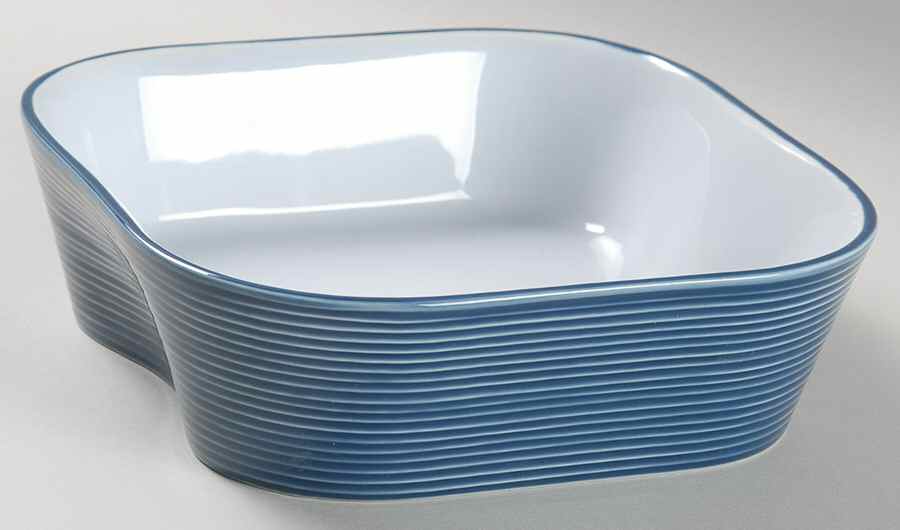 Topos Wave 6" Square Vegetable Bowl by Dansk-1
