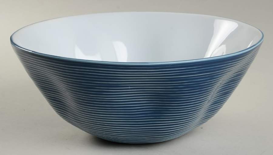 Topos Wave 9" Round Serving Bowl by Dansk-1