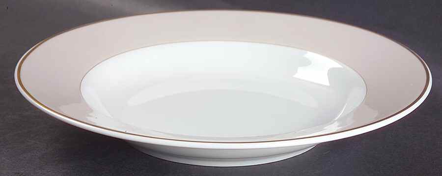 Ecume Gris (Gray) 10" Individual Pasta Bowl by Philippe Deshoulieres-1