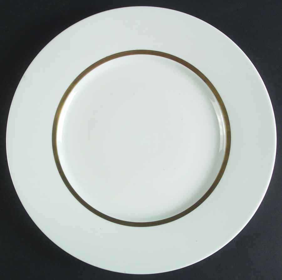 Senat Matte Gold Service Plate (Charger) by Philippe Deshoulieres-1