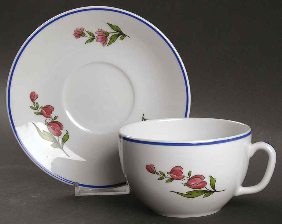 DEP29 Breakfast Cup & Saucer Set by Philippe Deshoulieres-1