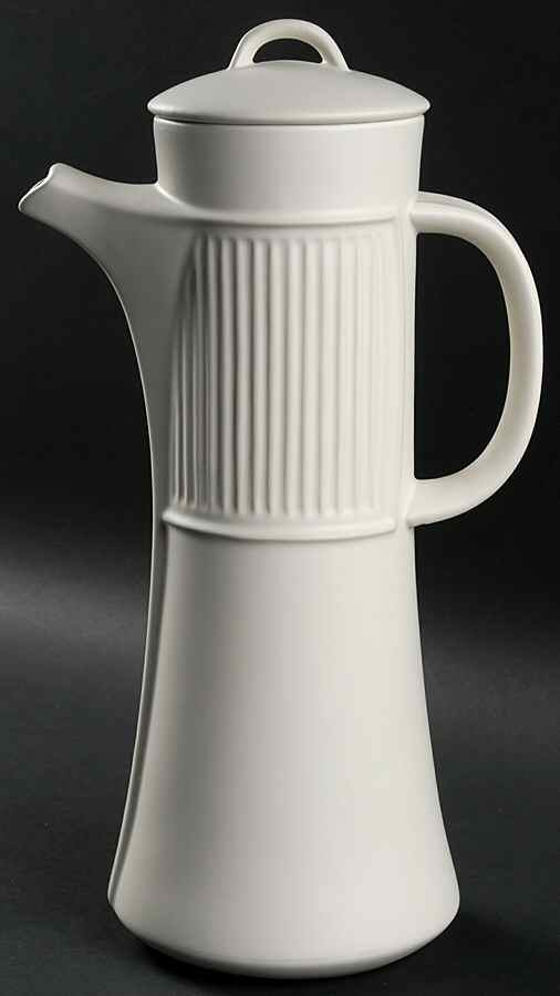 Flamestone Ivory Tea/Coffee Pot & Lid by Dansk-1