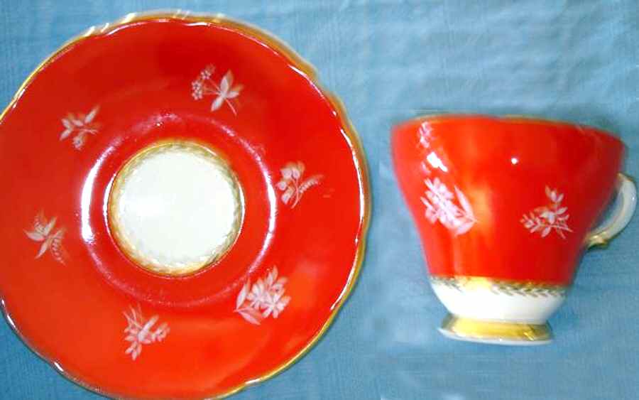DLP9 Footed Cup & Saucer Set by Delphine-1