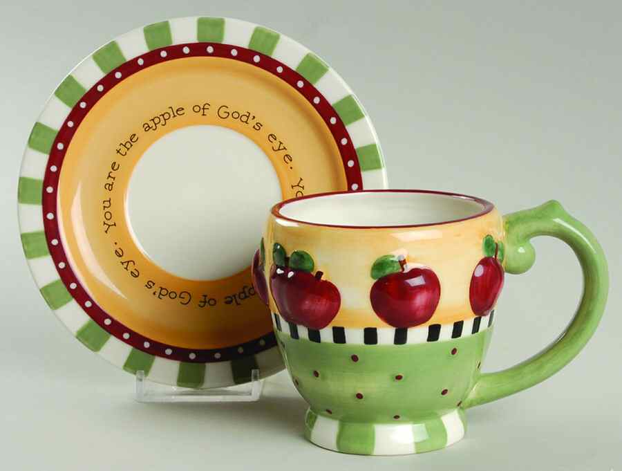 Dks1 Footed Cup & Saucer Set by Dicksons-1