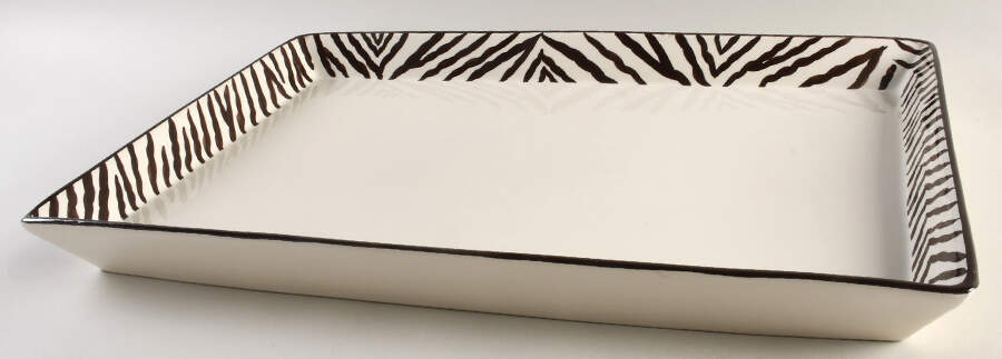 Expedition 17" Rectangular Serving Platter by Daniel Cremieux-1