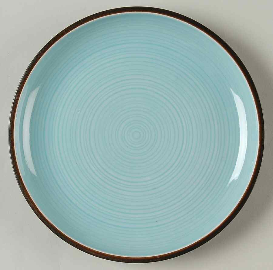 Spin Blue Salad Plate by Dansk-1