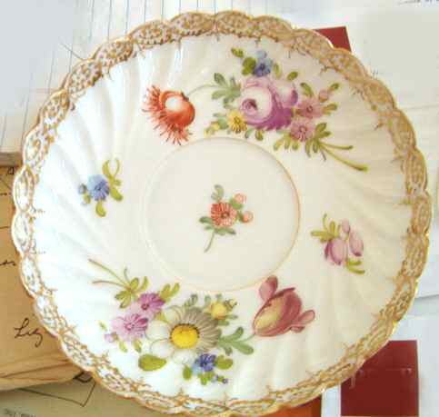 284-2 Saucer for Demitasse Cup by Dresden (German)-1