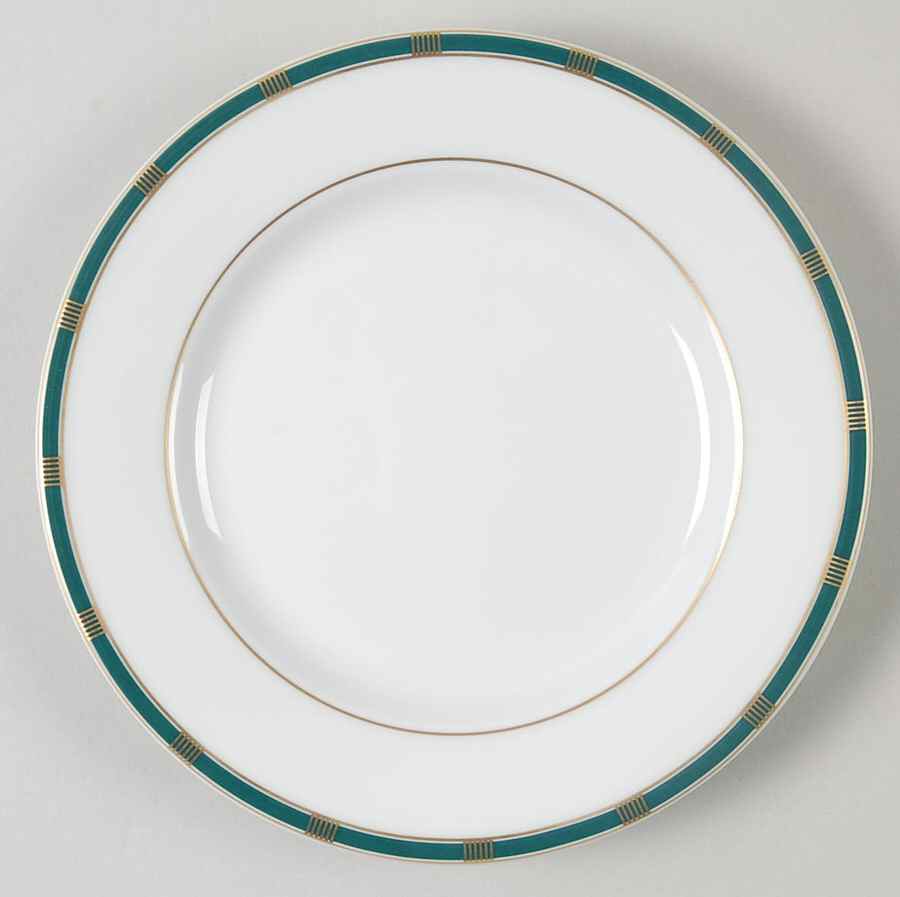 Zenith Green Bread & Butter Plate by Philippe Deshoulieres-1