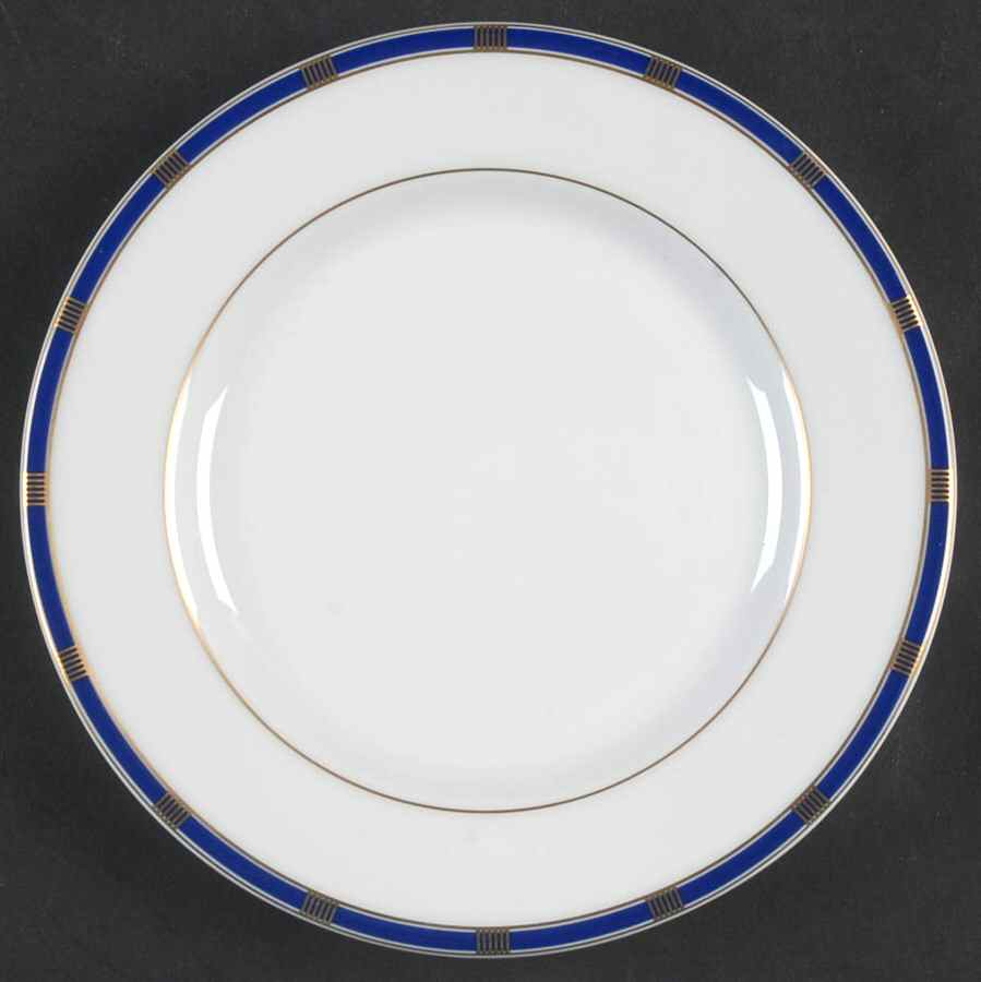 Zenith Blue Bread & Butter Plate by Philippe Deshoulieres-1