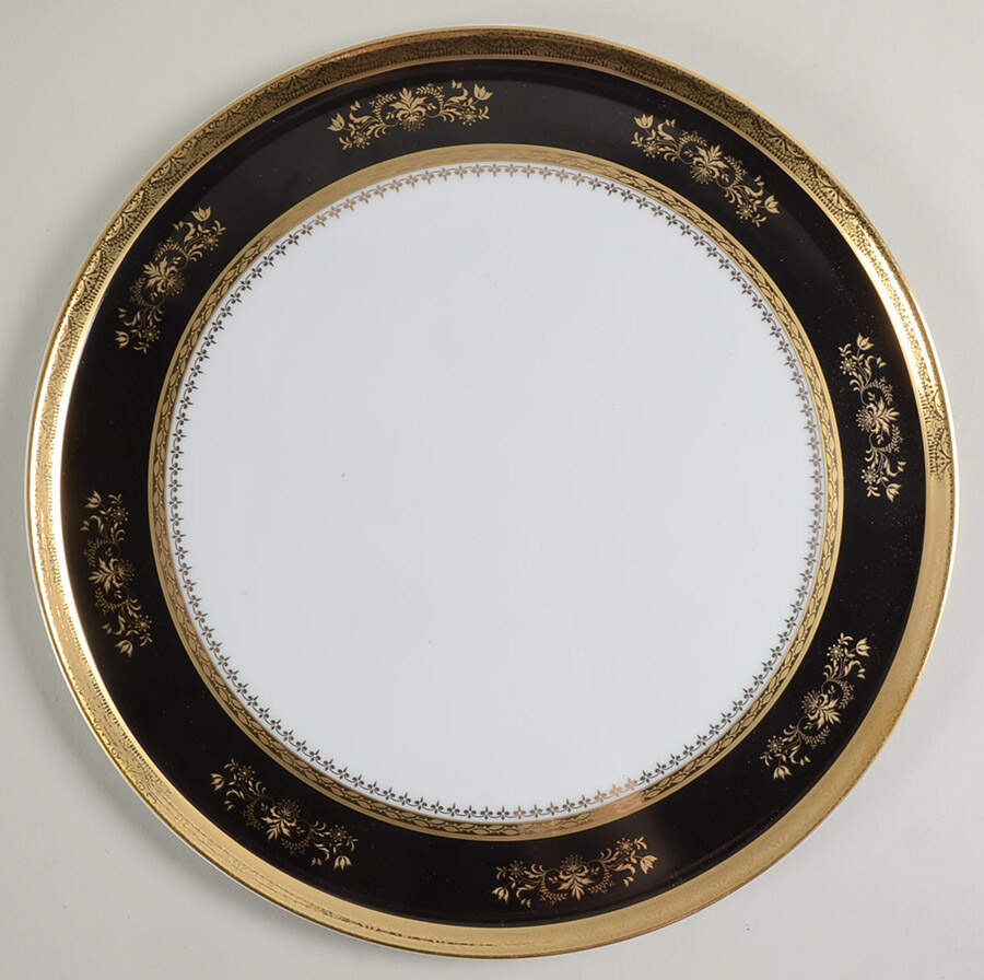Orsay Black Cake Plate by Philippe Deshoulieres-1
