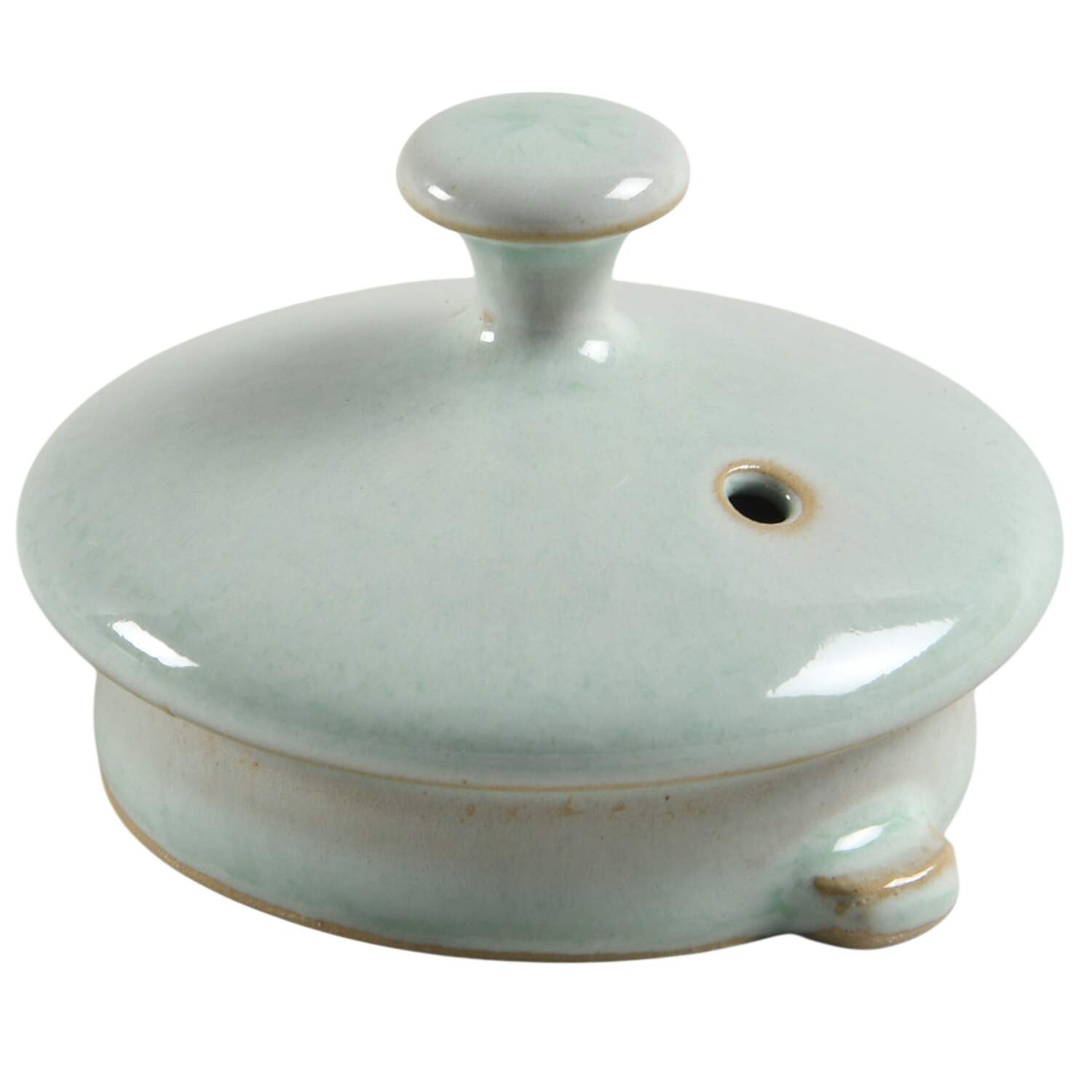 Pure Green Lid for Mini Teapot by Denby-Langley-1