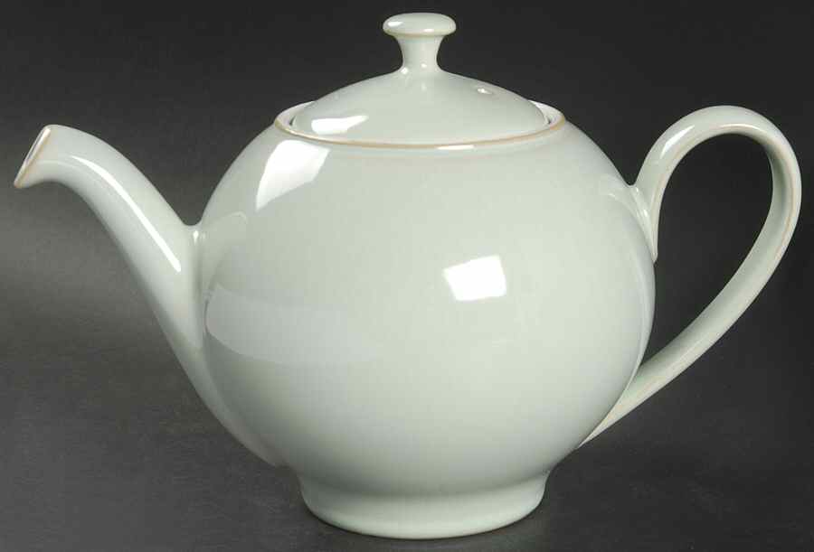 Pure Green Teapot & Lid by Denby-Langley-1