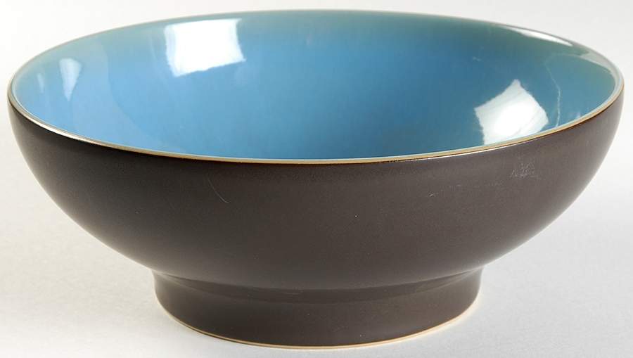Sienna 9" Round Pedestal Serving Bowl by Denby-Langley-1