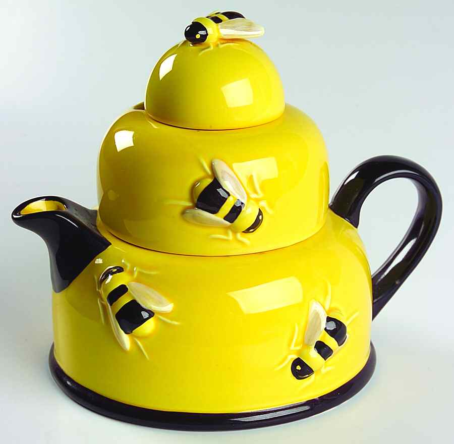 Buzz Individual Teapot & Lid with Cup by Department 56-1