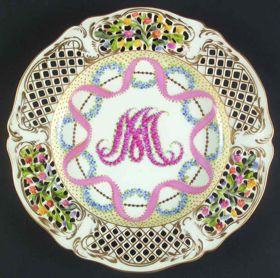 DRE98 Dinner Plate by Dresden (German)-1