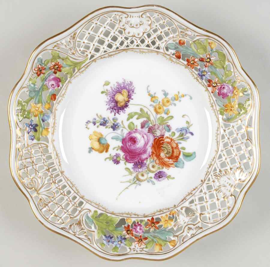 DRE102 Luncheon Plate by Dresden (German)-1