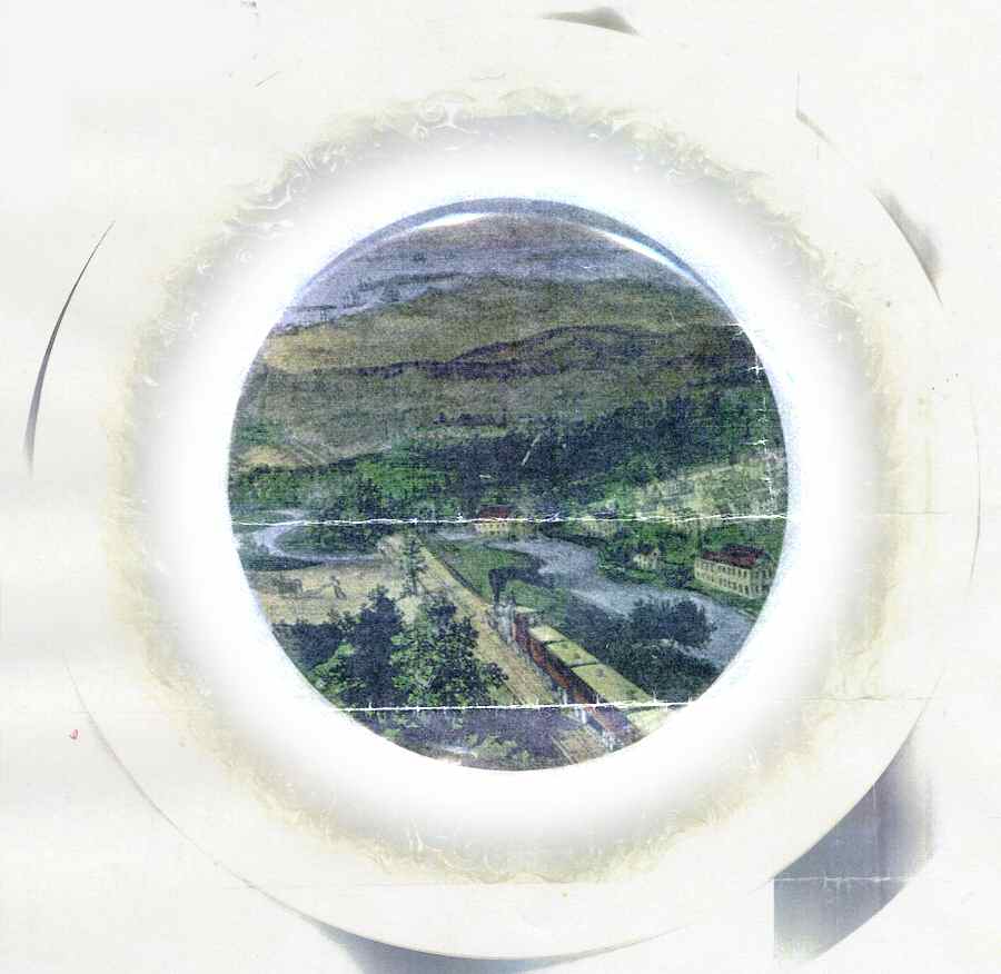 Through To the Pacific Dinner Plate by Delano Studios-1