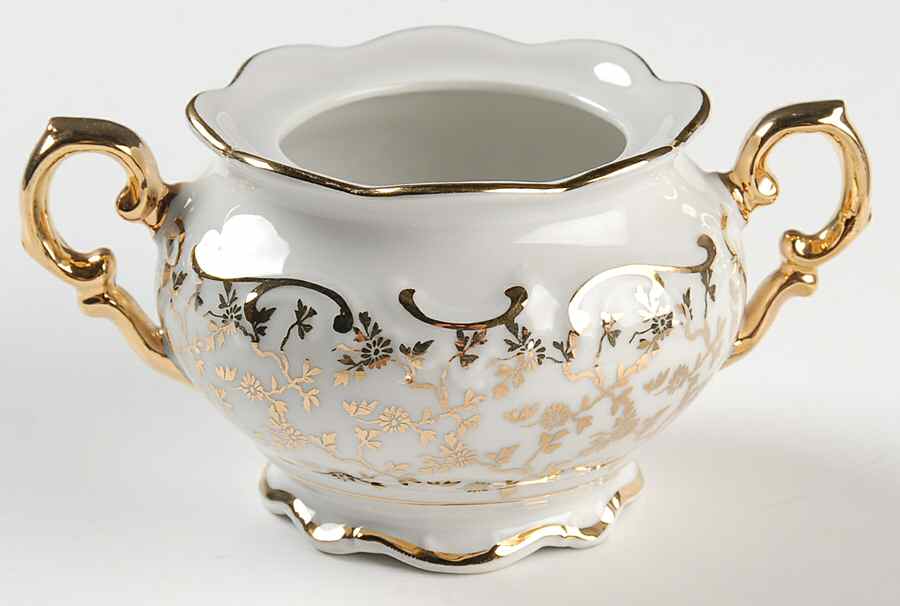 DRE104 Sugar Bowl No Lid by Dresden (German)-1