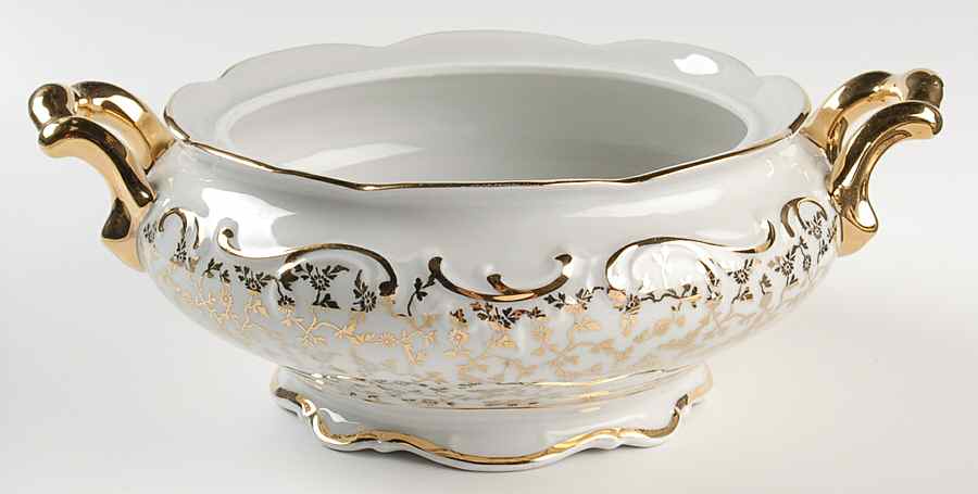 DRE104 Round Vegetable No Lid by Dresden (German)-1