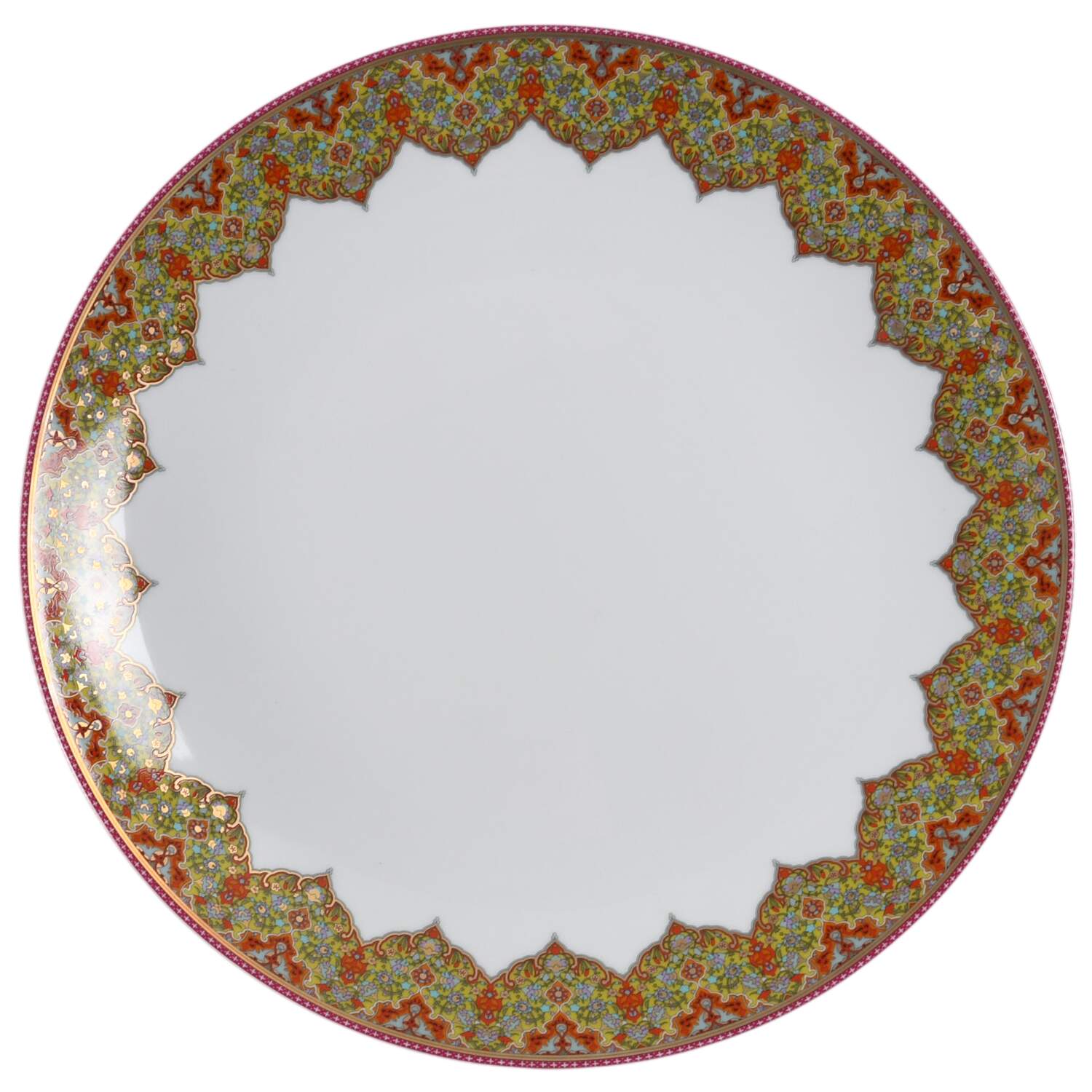 Dhara 11" Deep Round Platter by Philippe Deshoulieres-1