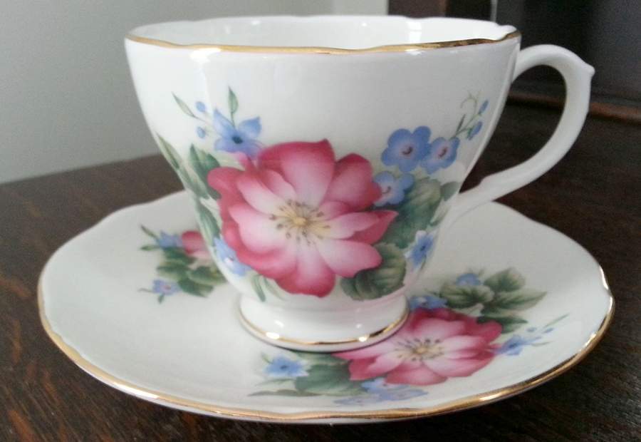 DUC55 Footed Cup & Saucer Set by Duchess-1