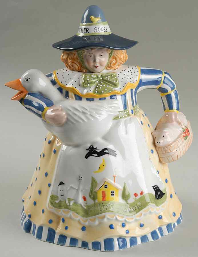 Storybook Village Figural Teapot & Lid by Department 56-1