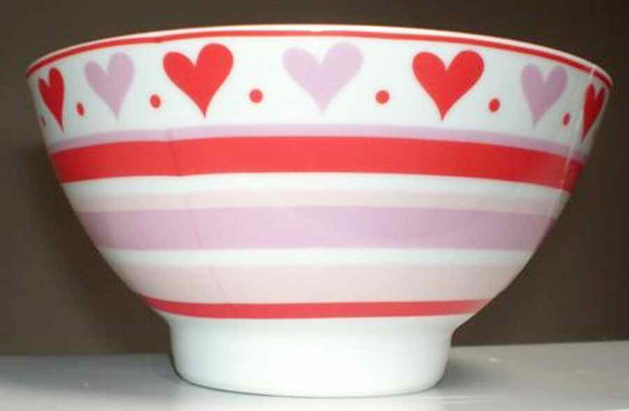 Hearts Coupe Cereal Bowl by Danica-1