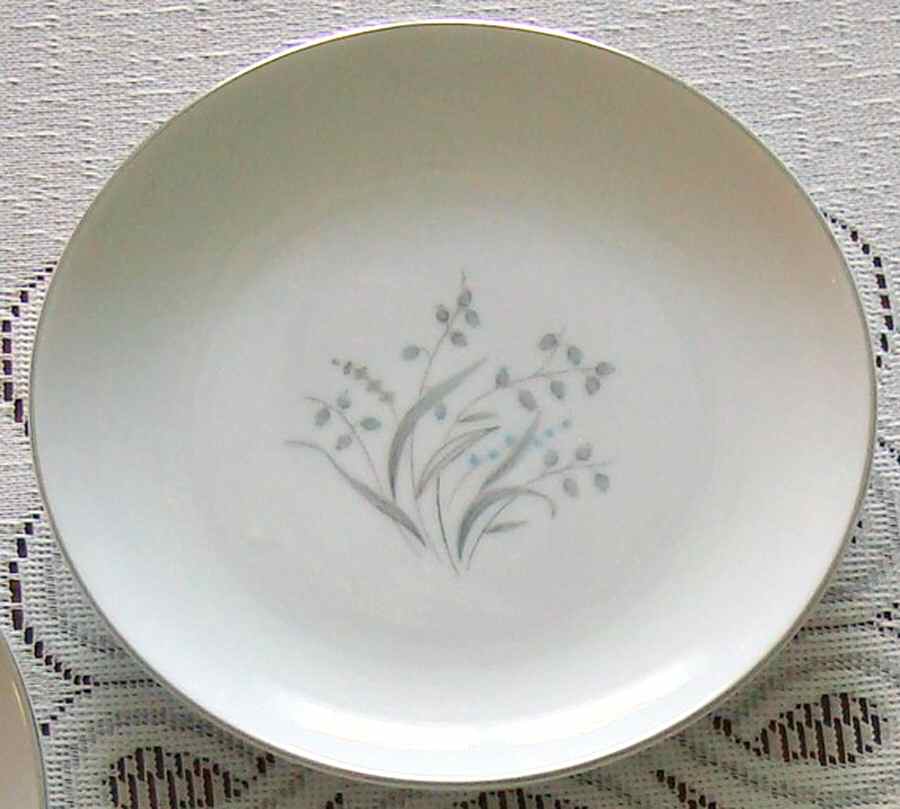 Silver Rhapsody Bread & Butter Plate by Dolphin-1