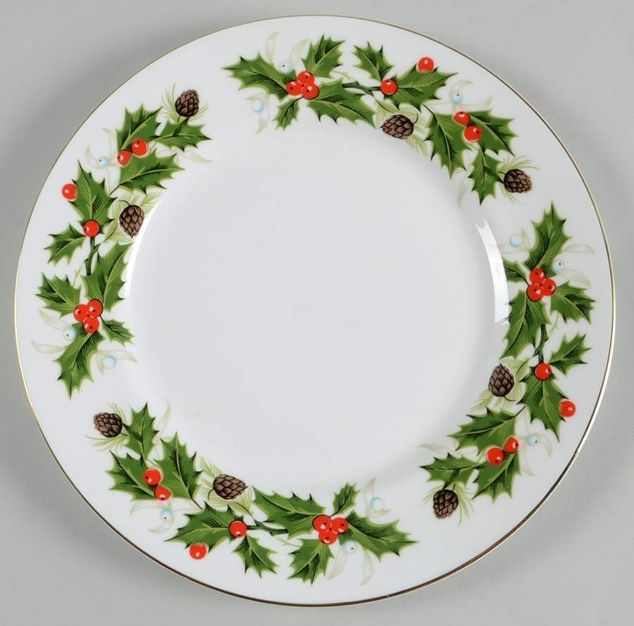 Noel Salad Plate by Duchess-1