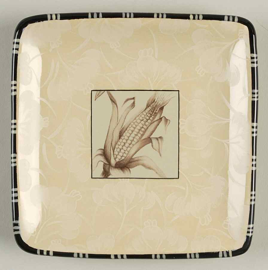 DPT12 Square Bread & Butter Plate by Department 56-1