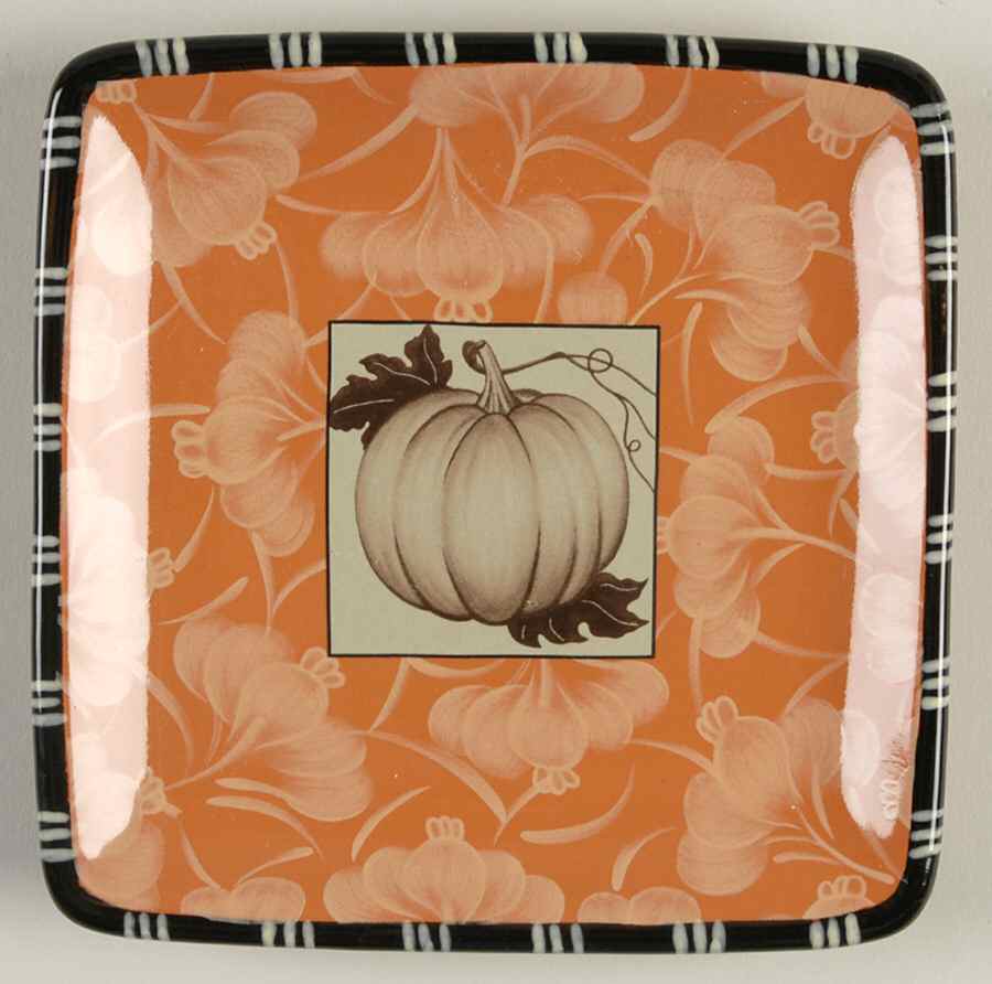 DPT12 Square Bread & Butter Plate by Department 56-1