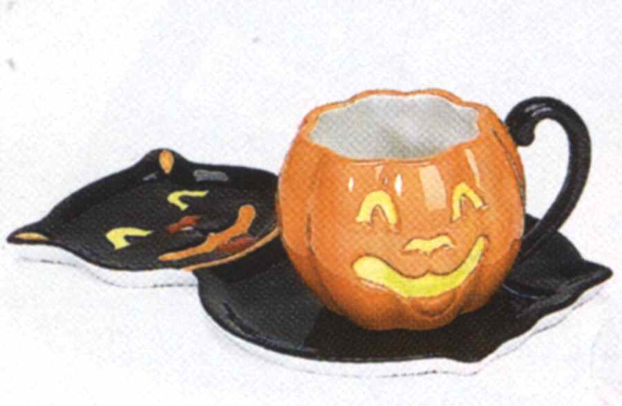 Halloween Snack Plate & Cup Set by Department 56-1
