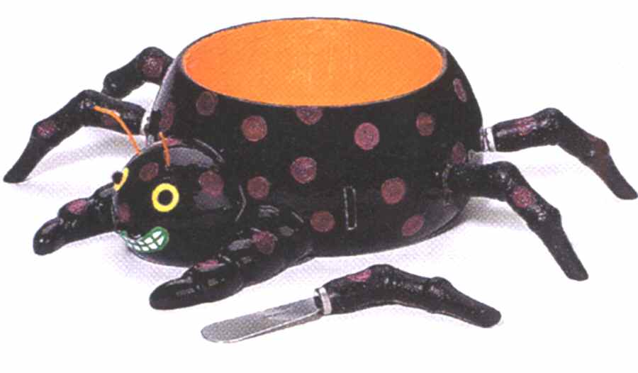 Halloween Figural Dip Bowl & Spreader Set by Department 56-1