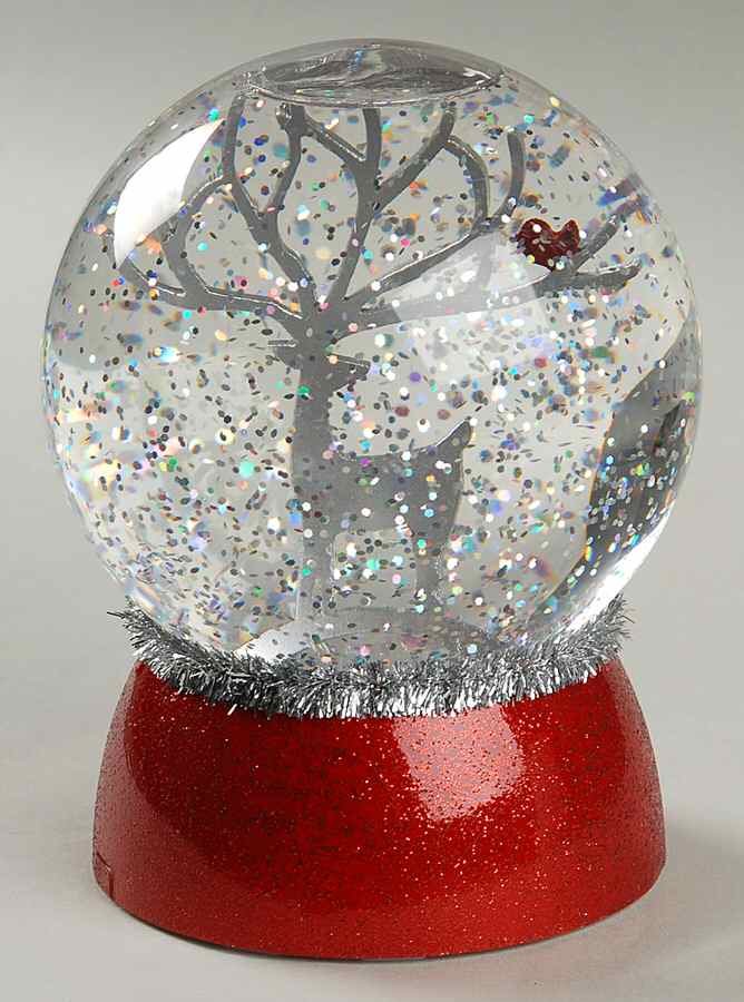 Deco Santa Lighted Snow Globe by Department 56-1