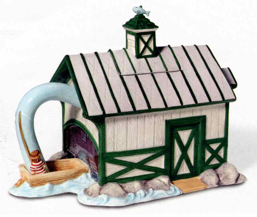 Coastal Figural Teapot & Lid by Department 56-1
