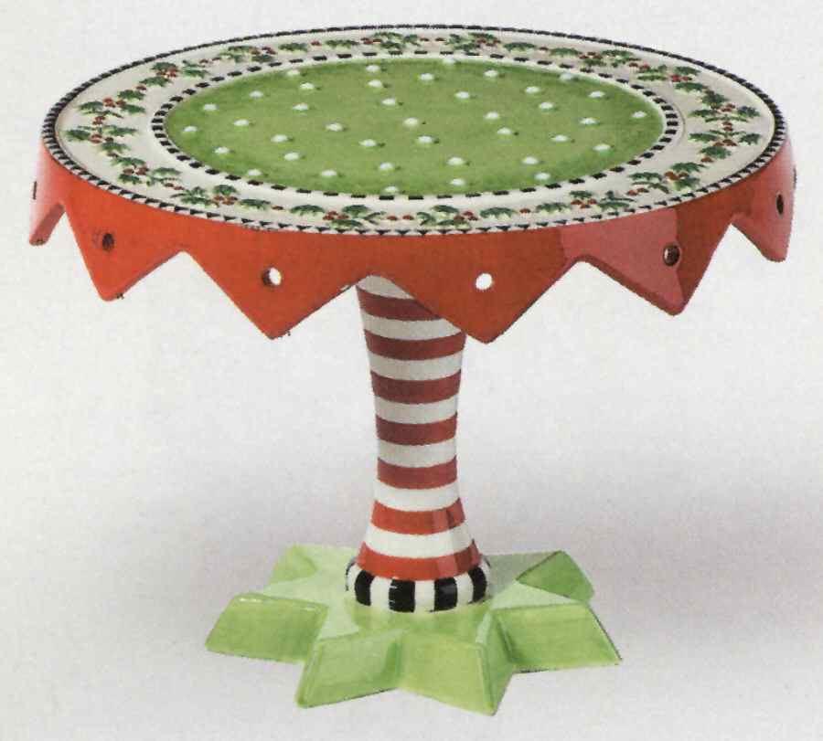 Lollysticks 8" Diameter Pedestal Cake Stand by Department 56-1
