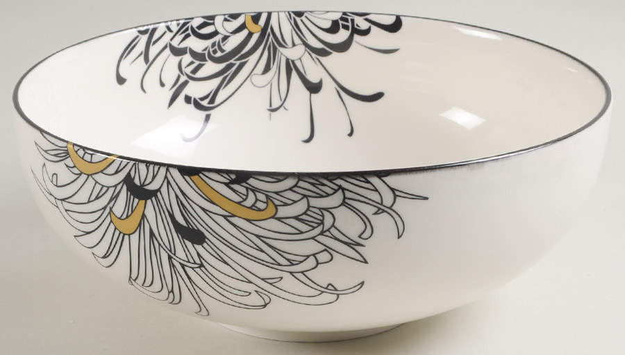 Chrysanthemum 9" Round Serving Bowl by Denby-Langley-1