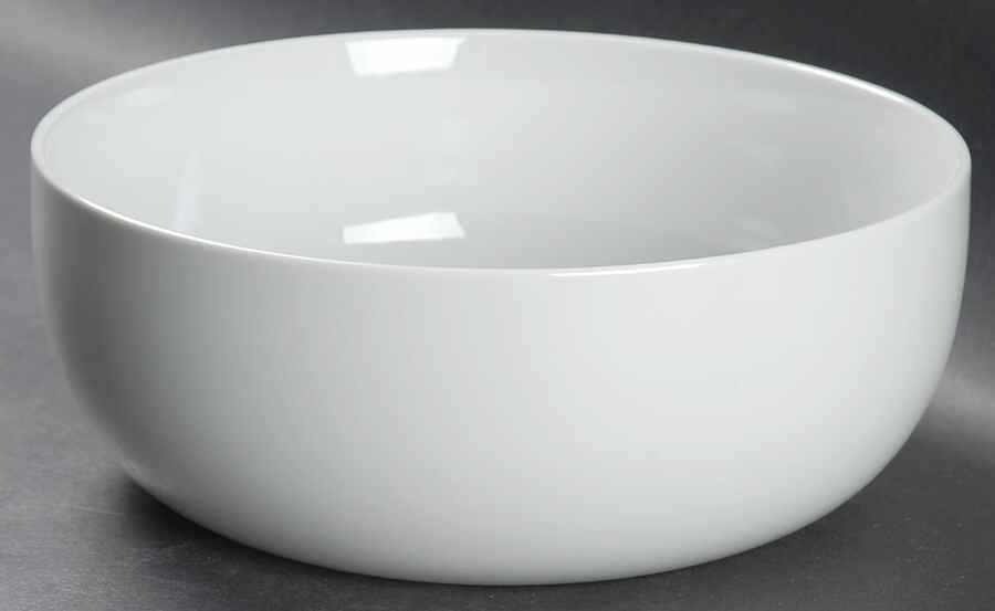 Arabesque White 8" Round Serving Bowl by Dansk-1