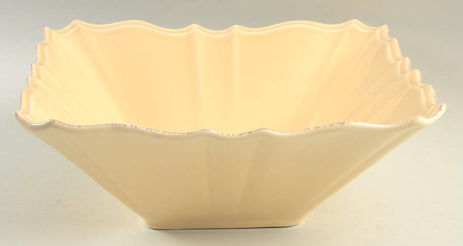 Nouveau Empire Butter 10" Square Serving Bowl by Daniel Cremieux-1