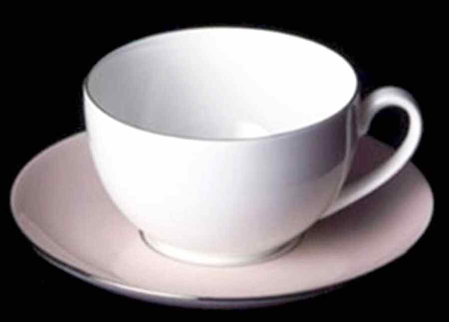 Bel Air Pale Rose Saucer for Flat Cup by B T Dibbern-1