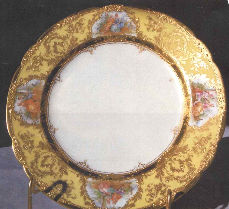 DRE107 Dinner Plate by Dresden (German)-1