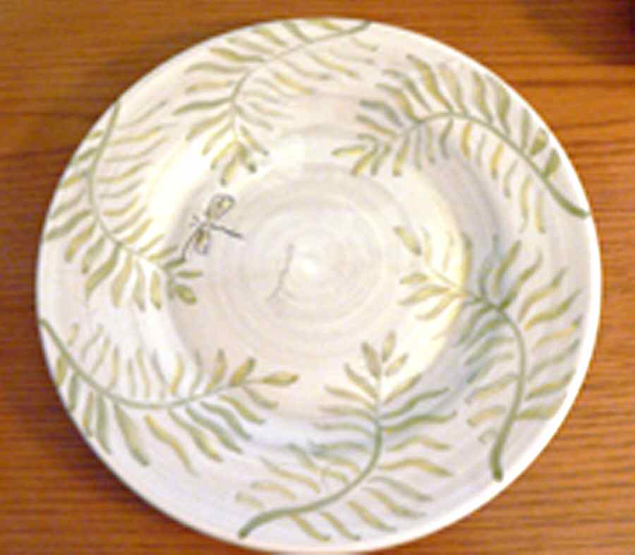 Riposo Salad Plate by Deruta (Italy)-1