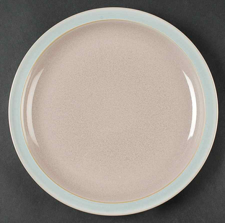 Duets Taupe and Blue Dinner Plate by Denby-Langley-1